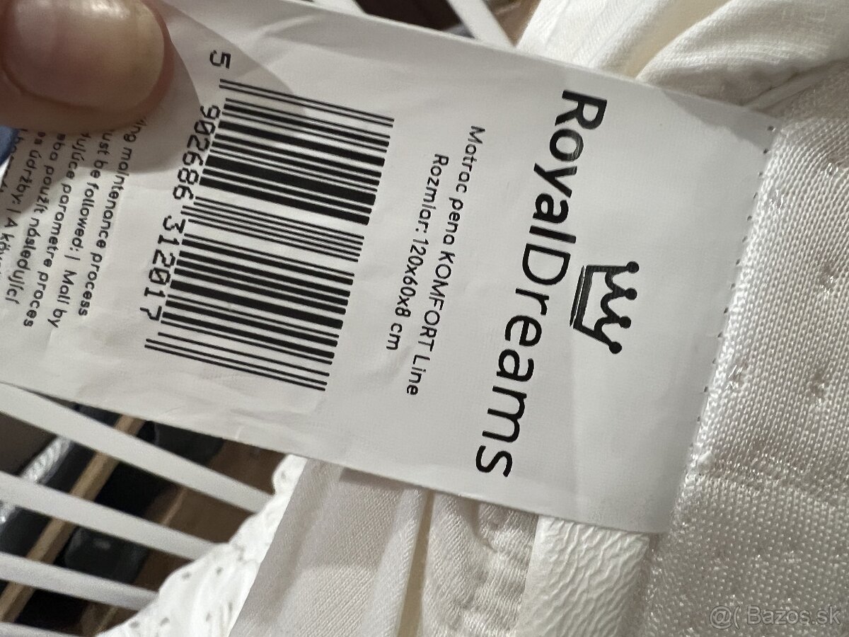 Dětská postýlka s matrací a prostěradly - 20