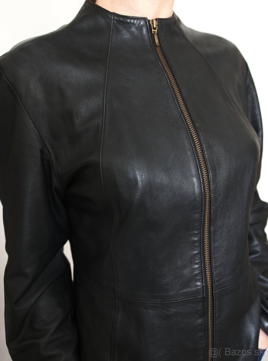 Kožená dámska bunda Marks&Spencer veľ.40 - 20