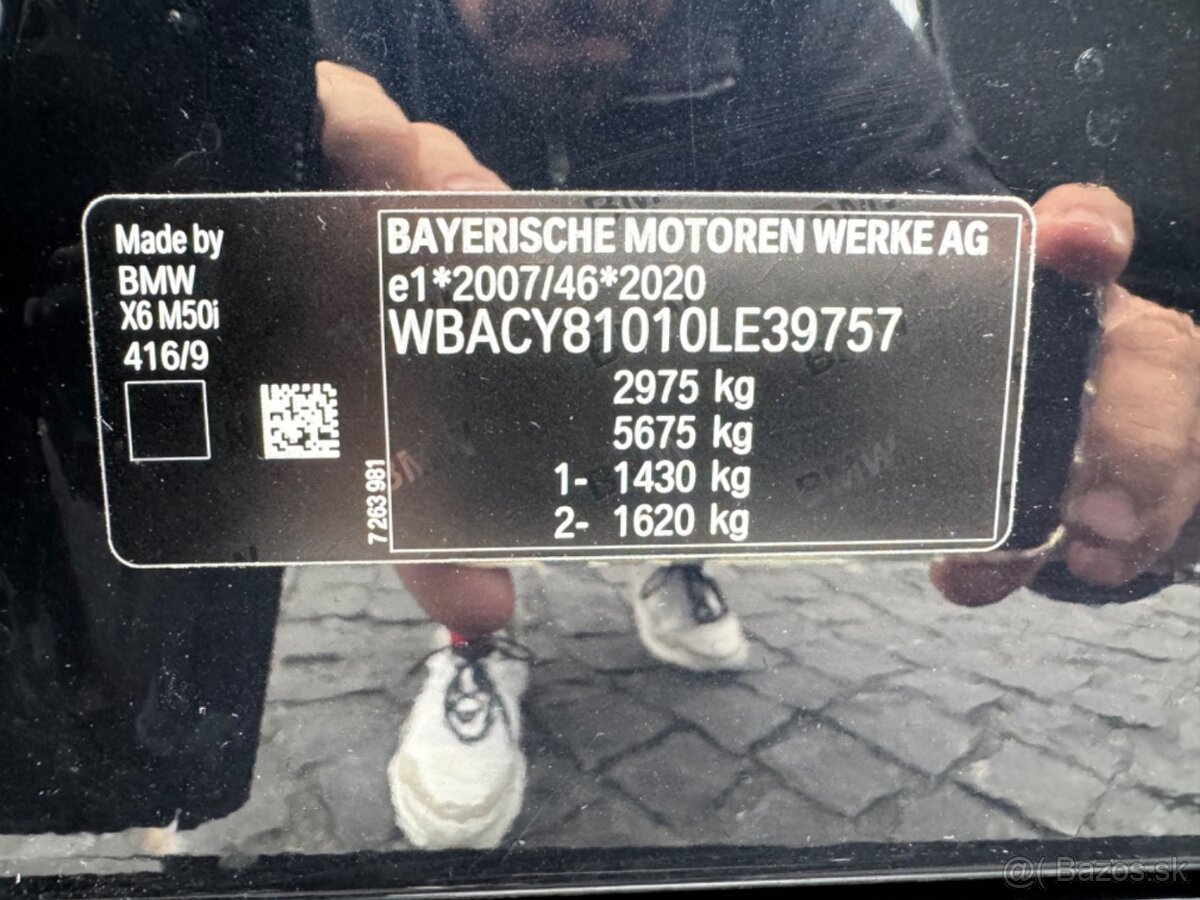 BMW X6 M50i, 2021 rok, 390 kW - 20