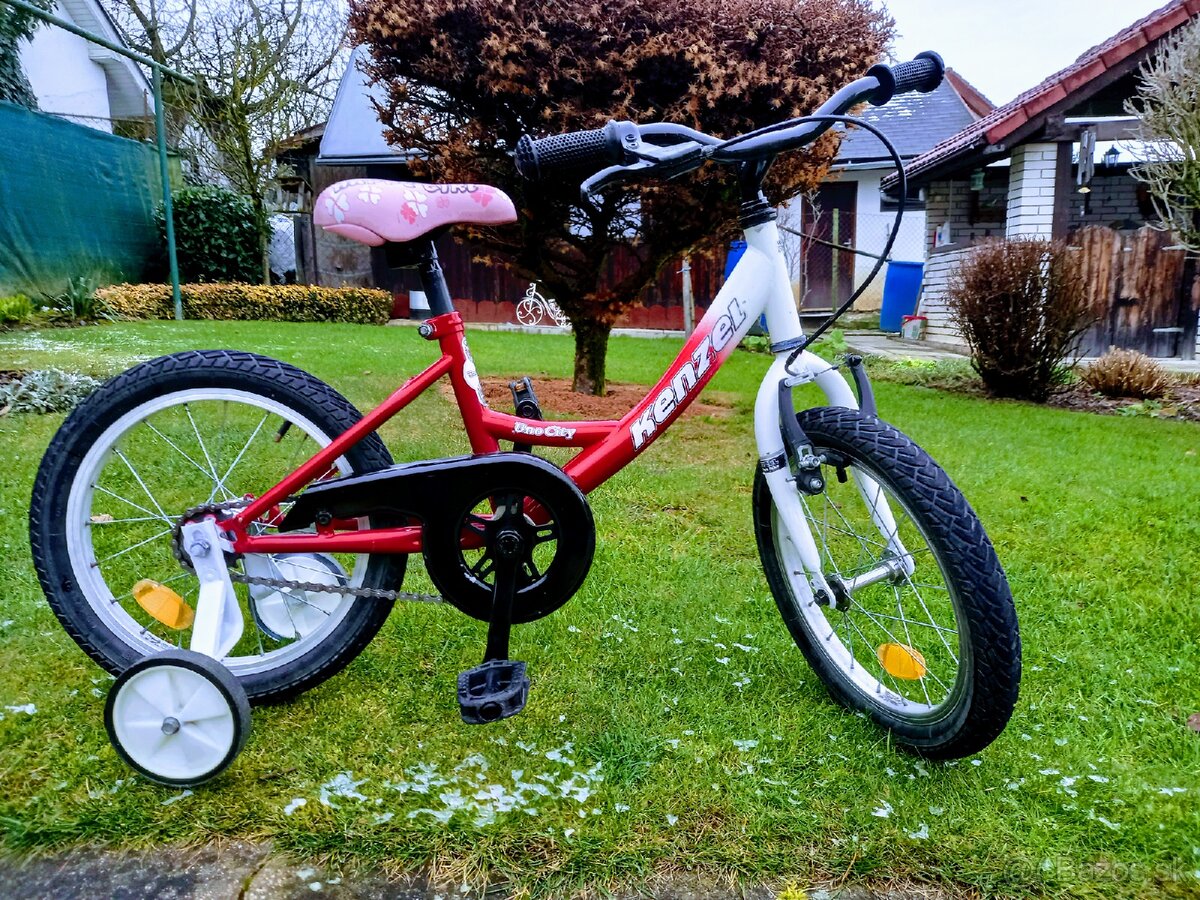 Detský bicykel s pomocnými kolieskami-Kenzel - 20