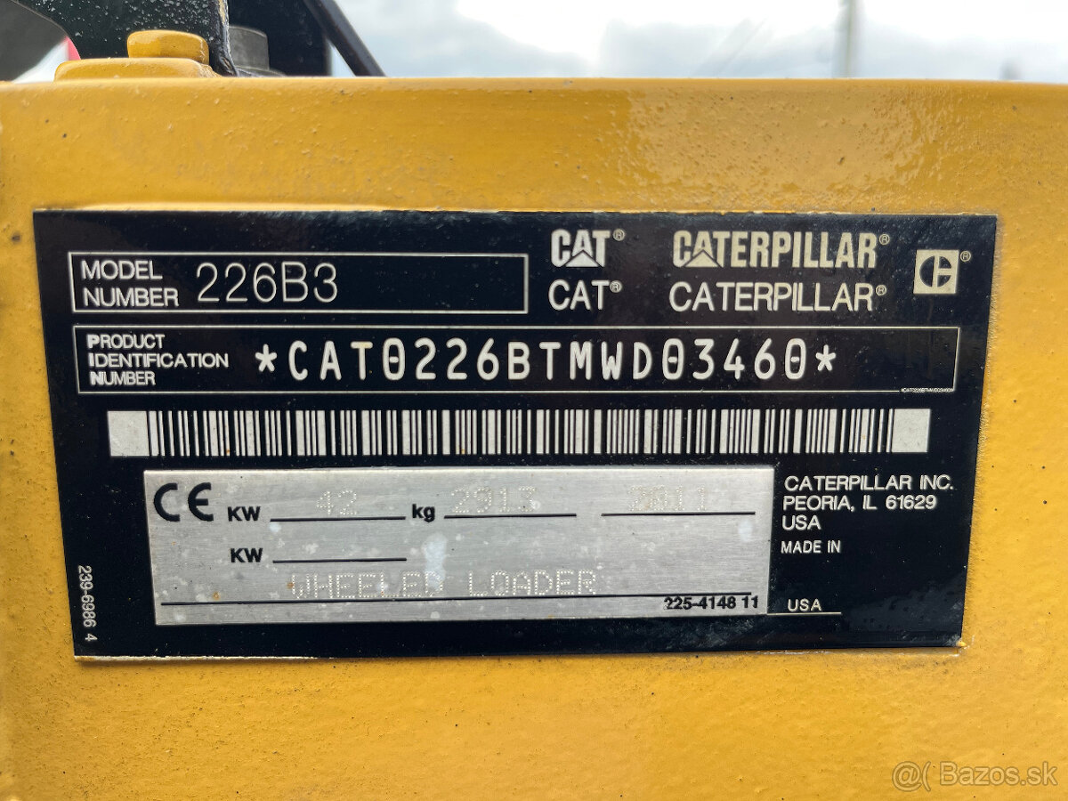 Nakladač smykovy Caterpillar 226B3, Bobcat, JCB, Kramer, UNC - 20