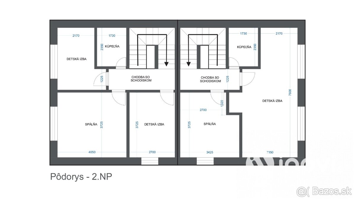 Novostavby rodinných dvojdomov - 20