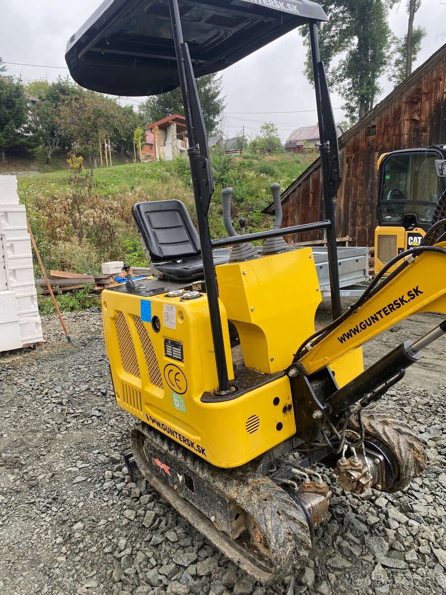 Predám minibager Günter Grossman GG800 - 20