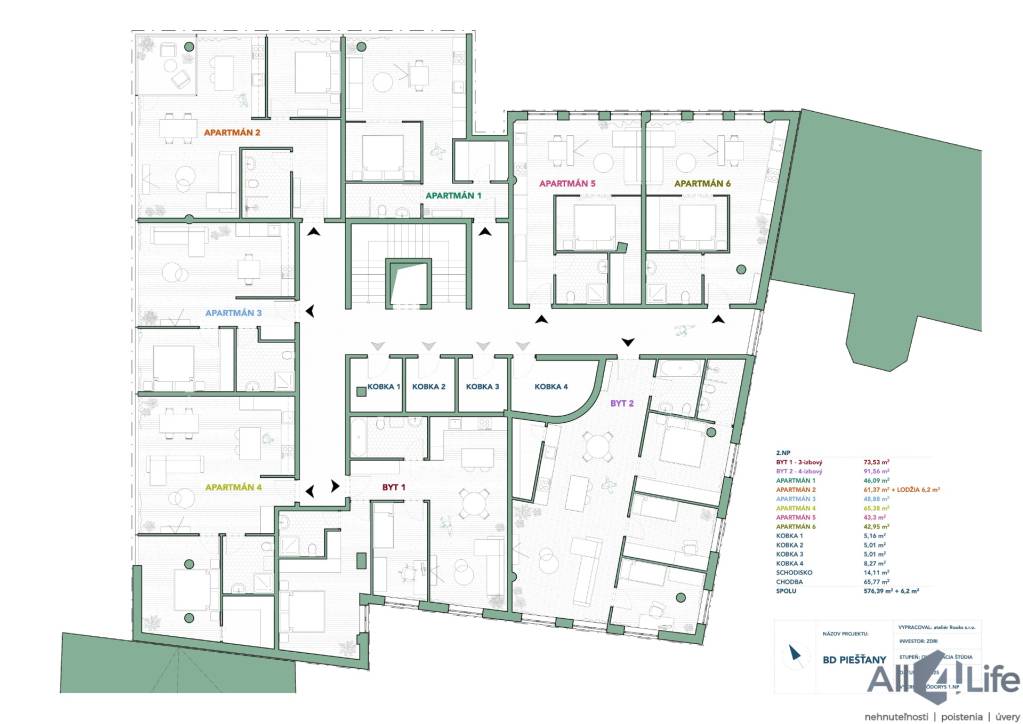 Investičná príležitosť: Moderná budova na bytový projekt v P - 20