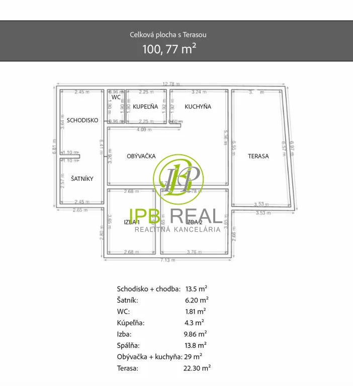 3-izb. byt s veľkou terasou a parkovaním v novostavbe v Pezi - 20