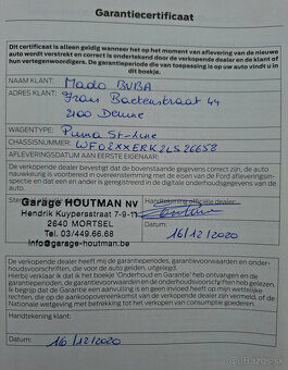 FORD PUMA 1,5 TDCi ST-line r.v. 12/2020 - 20