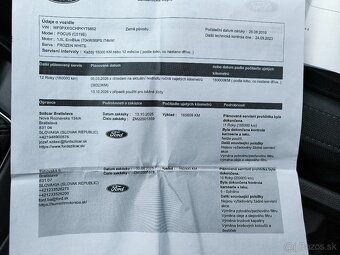 🟥 Ford Focus Combi 1.5TDCI 2019 | 1.majiteľ | odpočet DPH - 20