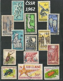 Poštové známky, filatelia: ČSSR 1945-1962 - 20