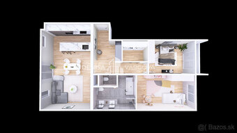 Moderný 3i byt v novostavbe KUBÁNIHO DVORY- Zvolen - 20