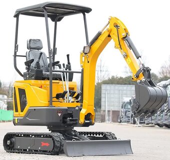 Minibagr 1,6t – Laidong 16kW, joysticky, hodně příslušenství - 20