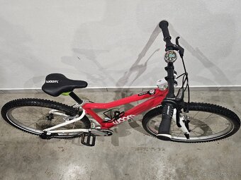 Woom 5 červenej farby - detský bicykel - 20