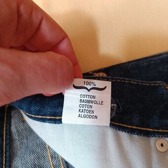 Tommy Hilfiger modré džínsy rovné straight jeans rifle 34 - 20