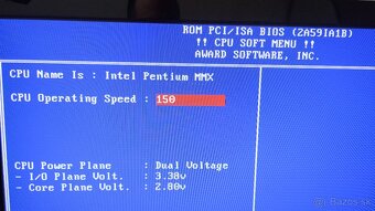 Predám retro počítač Pentium 150MHz MMX - 20