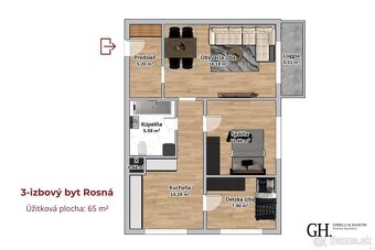 ROSNÁ - 3 izbový byt - Kompletna rekonštrukcia - Kompletne z - 20