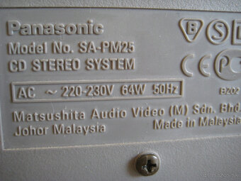 ♦️ PANASONIC - SA-PM25 ♦️ SANYO - SDC-X2 ♦️ - 20