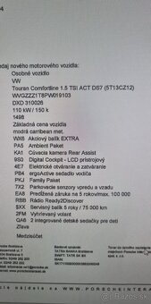 Predám VW Touran 1,5 TSI DSG - 20