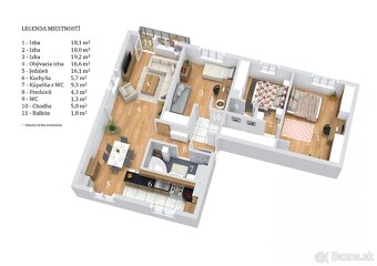 4 IZBOVÝ BYT PREŠOV, ULICA PAVLOVIČOVO NÁMESTIE - 20