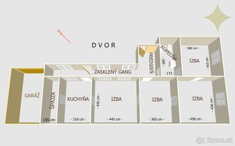 Na predaj 4 izbový rodinný dom za cenu jedno izbového bytu - 20