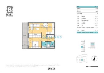3D, predaj 2i bytu v novostavbe Bory Bývanie gar. státie, Já - 20