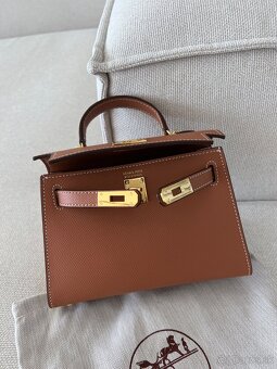 Hermes kelly mini kabelka hnedá - 20