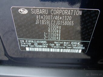 Subaru Outback 2.5i-S Exclusive CVT 129kW Harman/Kardon,kame - 20