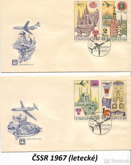 Poštové známky, filatelia: ČSSR, FDC obálky - 20