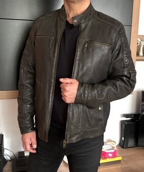 Pánska kožená bunda Camel Active - 20