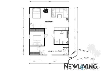 Na predaj 6iz. rodinný dom v obci  Podolie - 20