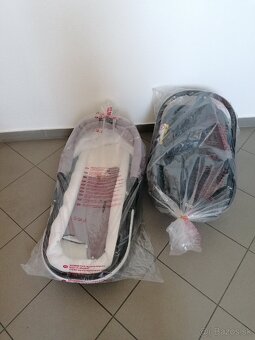 Kočík Kunert Libero (3 v1) šedo-sivý + isofix do auta - 20