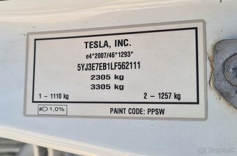 TESLA MODEL 3 LONG RANGE AWD - 20