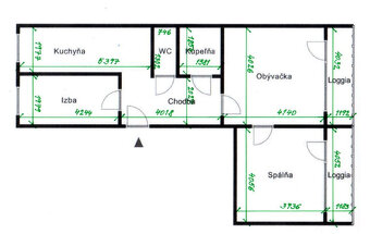 Na predaj 3-izbový byt s dvoma loggiami na Rovniankovej ul. - 20