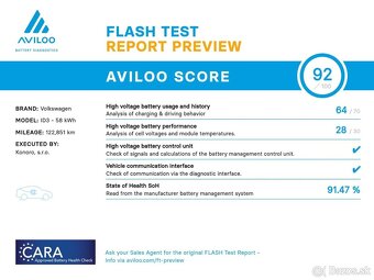 Volkswagen ID.3,62kWh,SoH 91%,1St.+ MATRIX, vč.DPH 21 960,- - 20