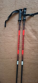 Dievčenské lyže, lyžiarky, palice a helma - 20