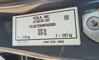 TESLA MODEL 3 LONG RANGE AWD, 49TIS. KM, TEPELNÉ ČERPADLO - 20