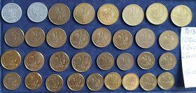 Zbierka mincí - SŠ a svet - Poľsko, Fínsko, Švédsko, slov.št - 20