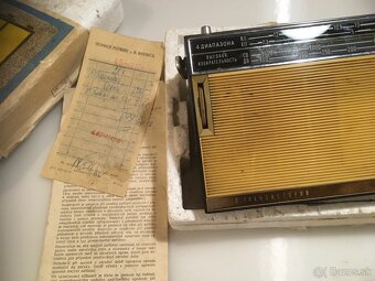 Retro tranzistory rádiá sovietske. - 20