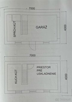 Predaj byt Bytča 2+1 62m2 +garsónka 35m2 +garáž 21m2 +terasa - 20