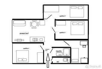 >>>>TEHLA - 4 x spálňa - 5-izbový byt - predaj - Štrkovec - 20