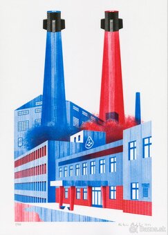 Čierne diery - Risografiky - 20