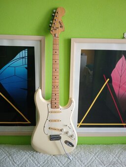 Predám vintage Maya Stratocaster (70. roky)-original Japan - 20