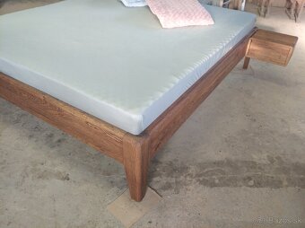 Dubová posteľ bez čela Vilma - 20