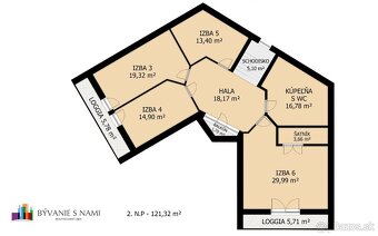Na predaj | 6 izbový rodinný dom 241 m² - Chorvátsky Grob - 20