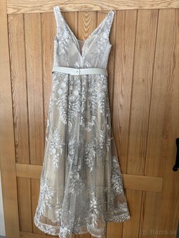 Spoločenské / svadobné šaty 42 - 20