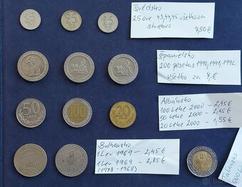 Zbierka mincí - Ázia, Afrika, Indonézia, Latinská Ame (dopl) - 20