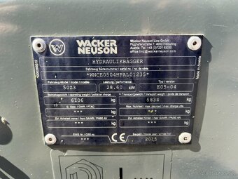 Mini Bager pásovy minirypadlo Wacker Neuson 50z3 VDS Yanmar - 20