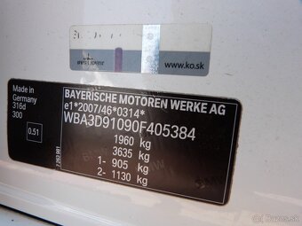 BMW Rad 3 316d, olej.servis, sezónne prezutie  - 20