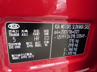 Kia Ceed 1,4i 77kW manuál 5 st., 5 dverová klíma - 20