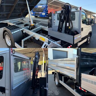IVECO DAILY TROJSTRANNÝ SKLÁPAČ + HYDRAULICKÁ RUKA do 3,5t - 20