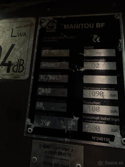 Teleskopický manipulátor Manitou MLT523 s dosahom 5 m - 20