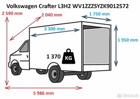 Volkswagen Crafter DSG 2.0 nafta 10/2018 3 miestne - 20